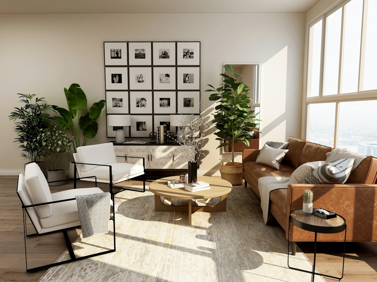 Illustrative villa interior